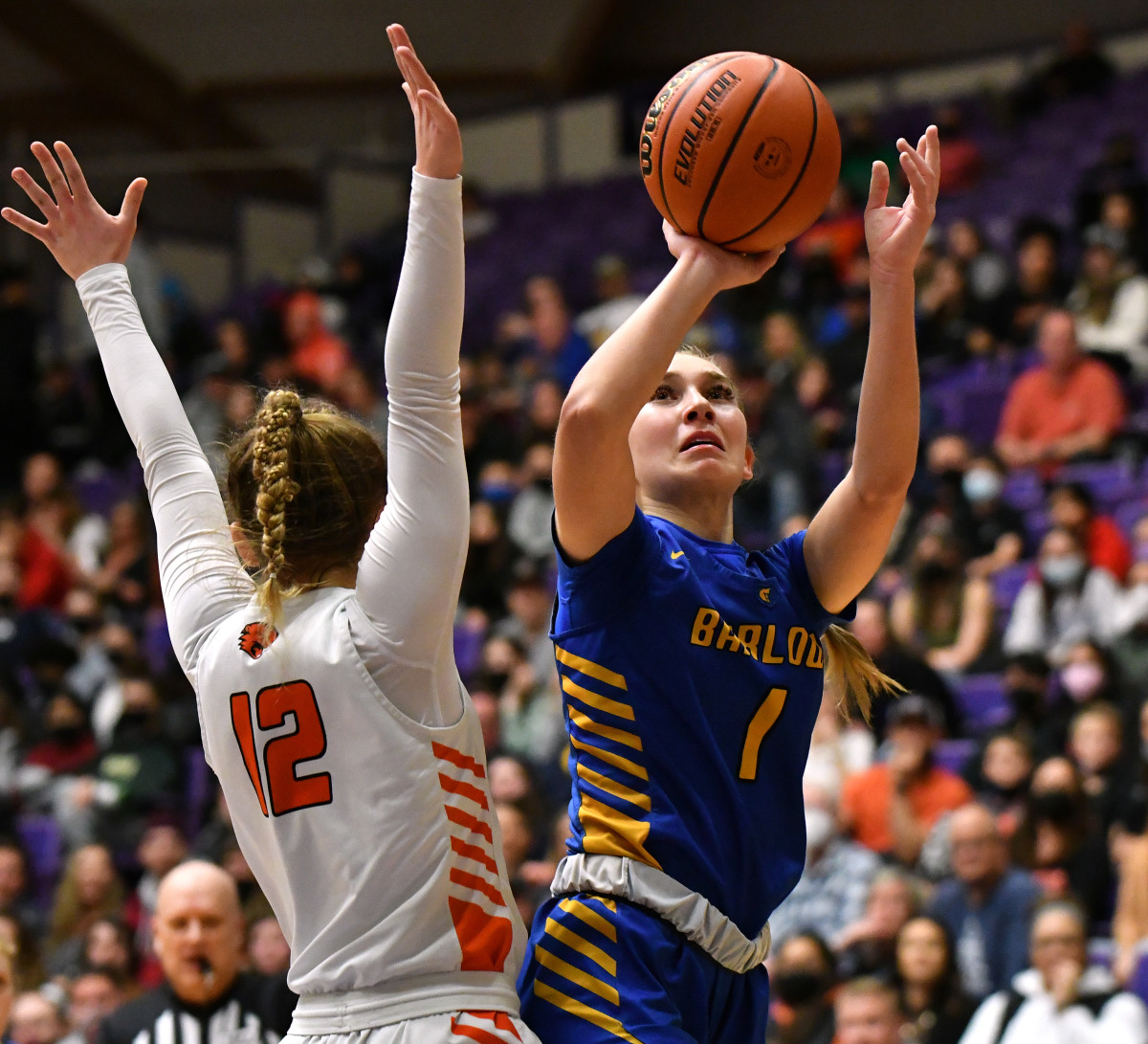 Beaverton Barlow girls basketball Taylor Balkom 33
